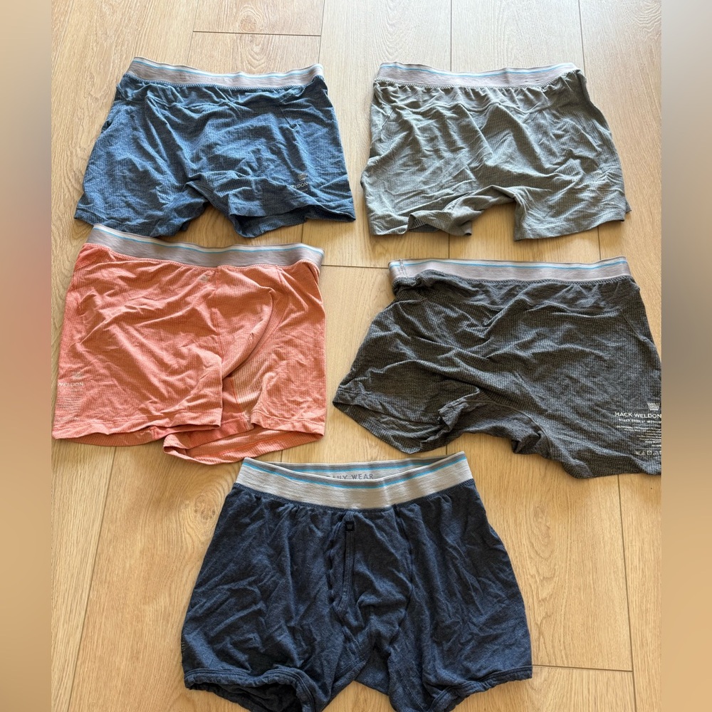 Mack Weldon boxer bundle of 5 (medium)